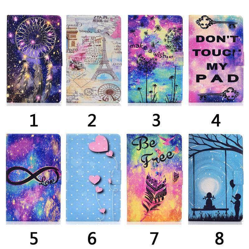Colorful Art Themed Protective Case for Samsung Galaxy Tab S6 Lite 10.4 (P610/P615) - Perfect for School, Work & Travel
