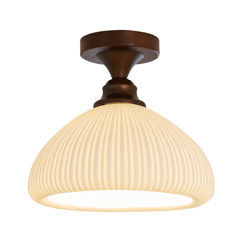 Antique Brushed Red Bronze & White