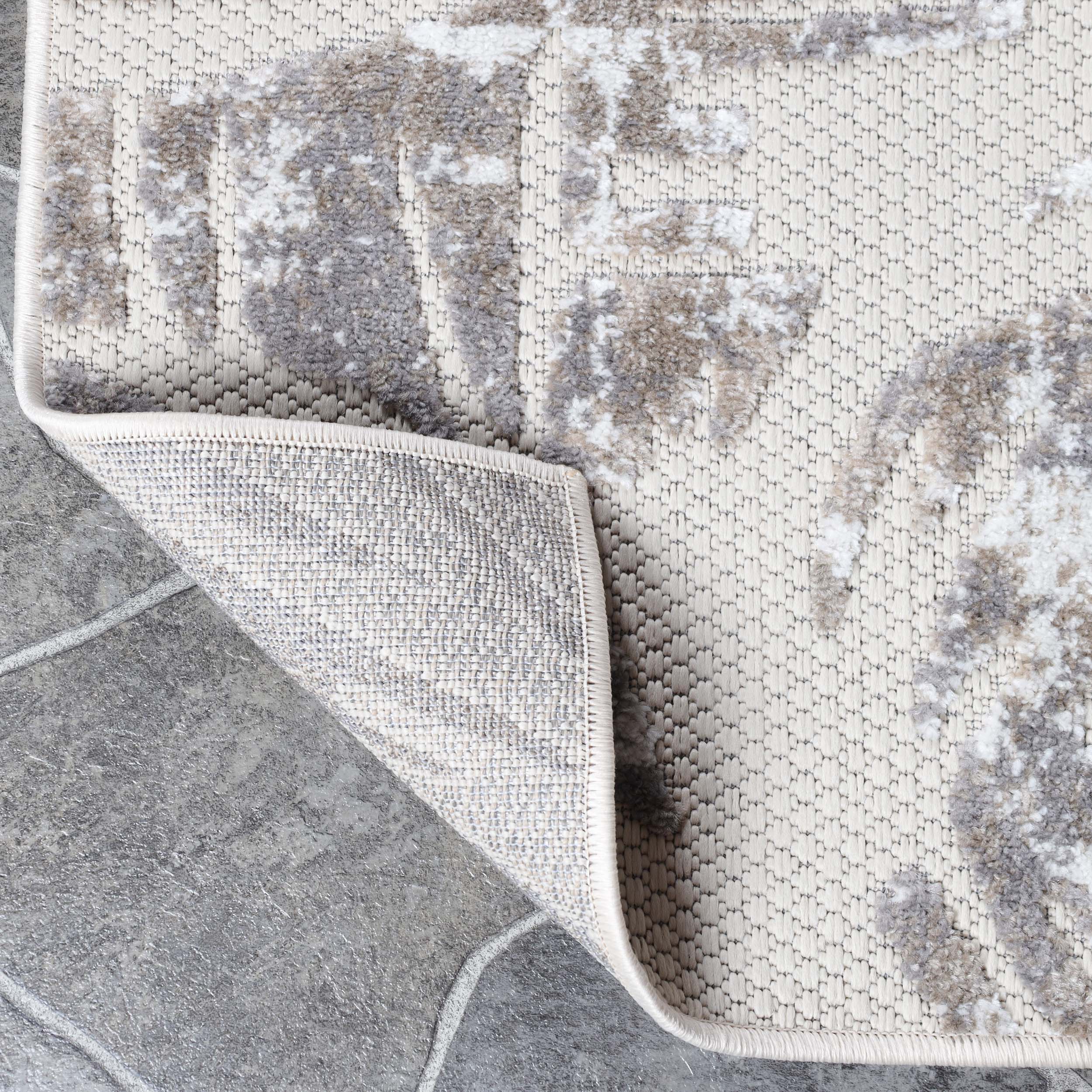**Siesta Botanical Leaves Modern Indoor/Outdoor Area Rug or Runner Rug – Boho Chic Home Decor for Living Room, Bedroom, Patio & Entryway**