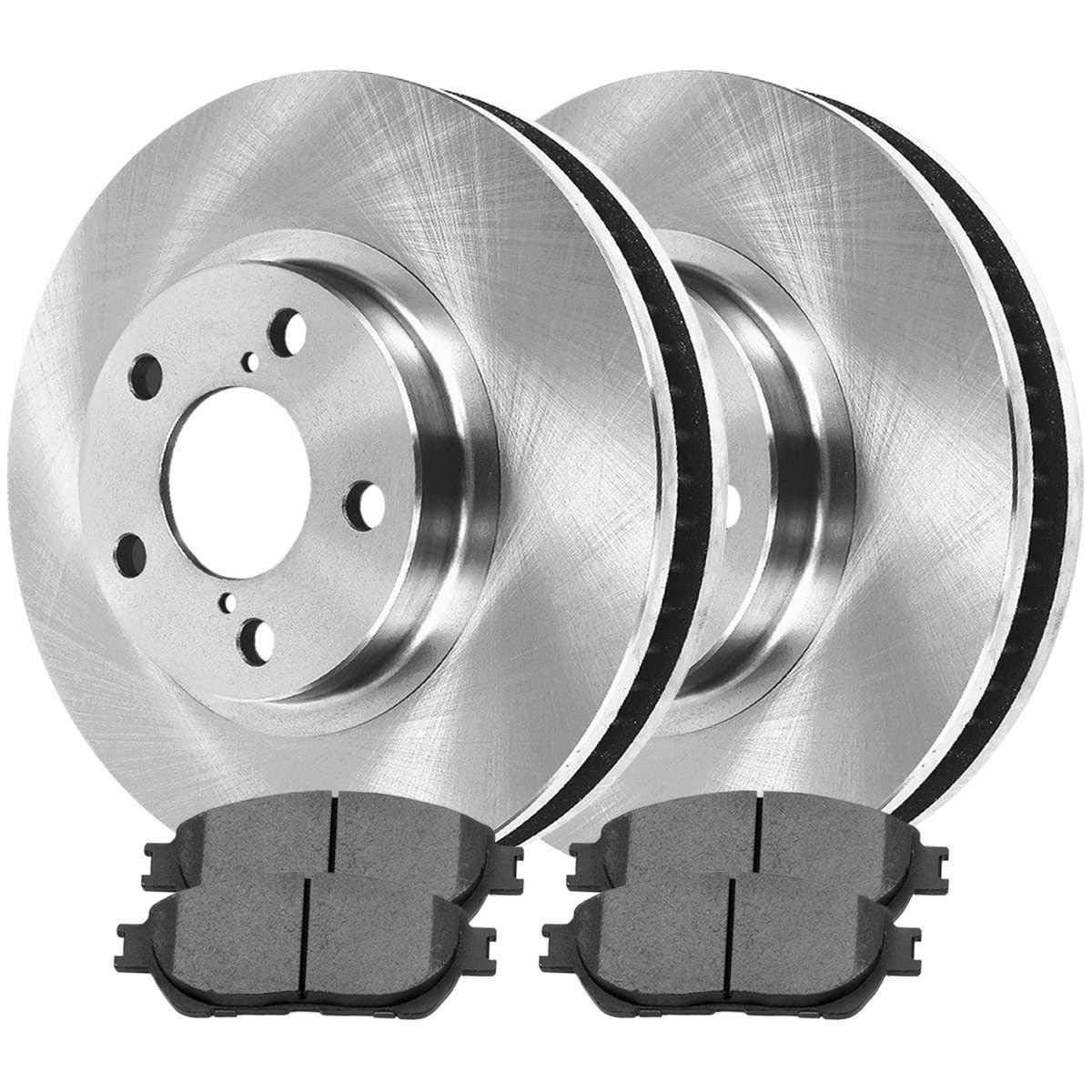 UGJGXAI Front Brake Rotors and Ceramic Pads Kit - Compatible with 2004-2010 Models | High-Performance Braking System for Smooth Stops | Perfect for Daily Commuting, Highway Driving & Off-Road Adventures