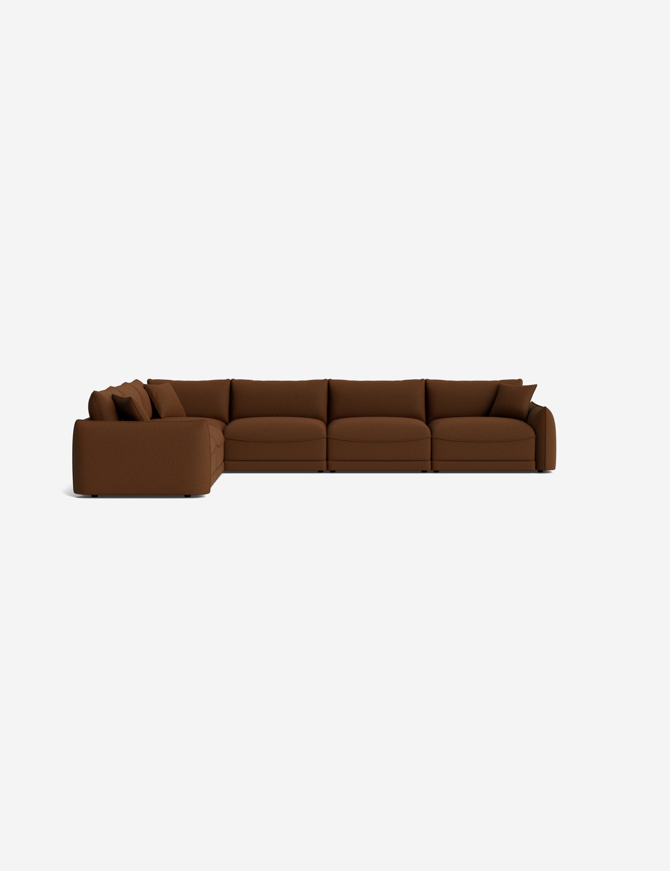Balmer Modular Corner Sectional Sofa - Modern L-Shaped Couch for Living Room, Home Theater & Lounge Areas | Customizable Configurations