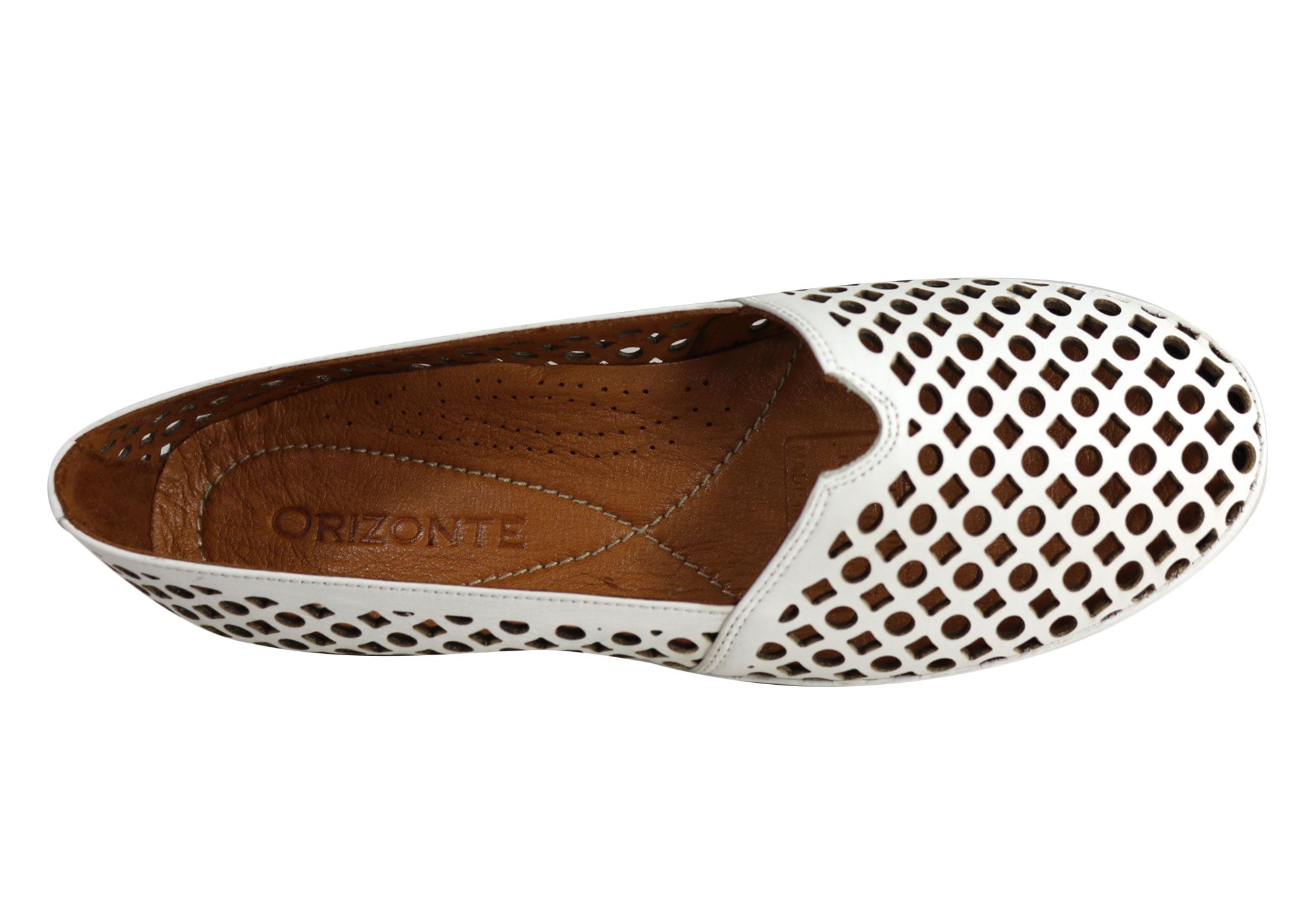 Orizonte Aria Women's Comfortable Soft Leather Flat Shoes - European Style for Casual Wear, Office & Travel