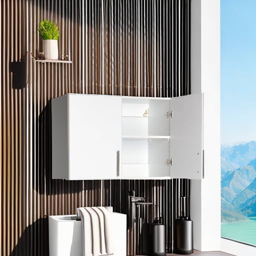 Prepac White Wall Mounted Storage Cabinet - 16
