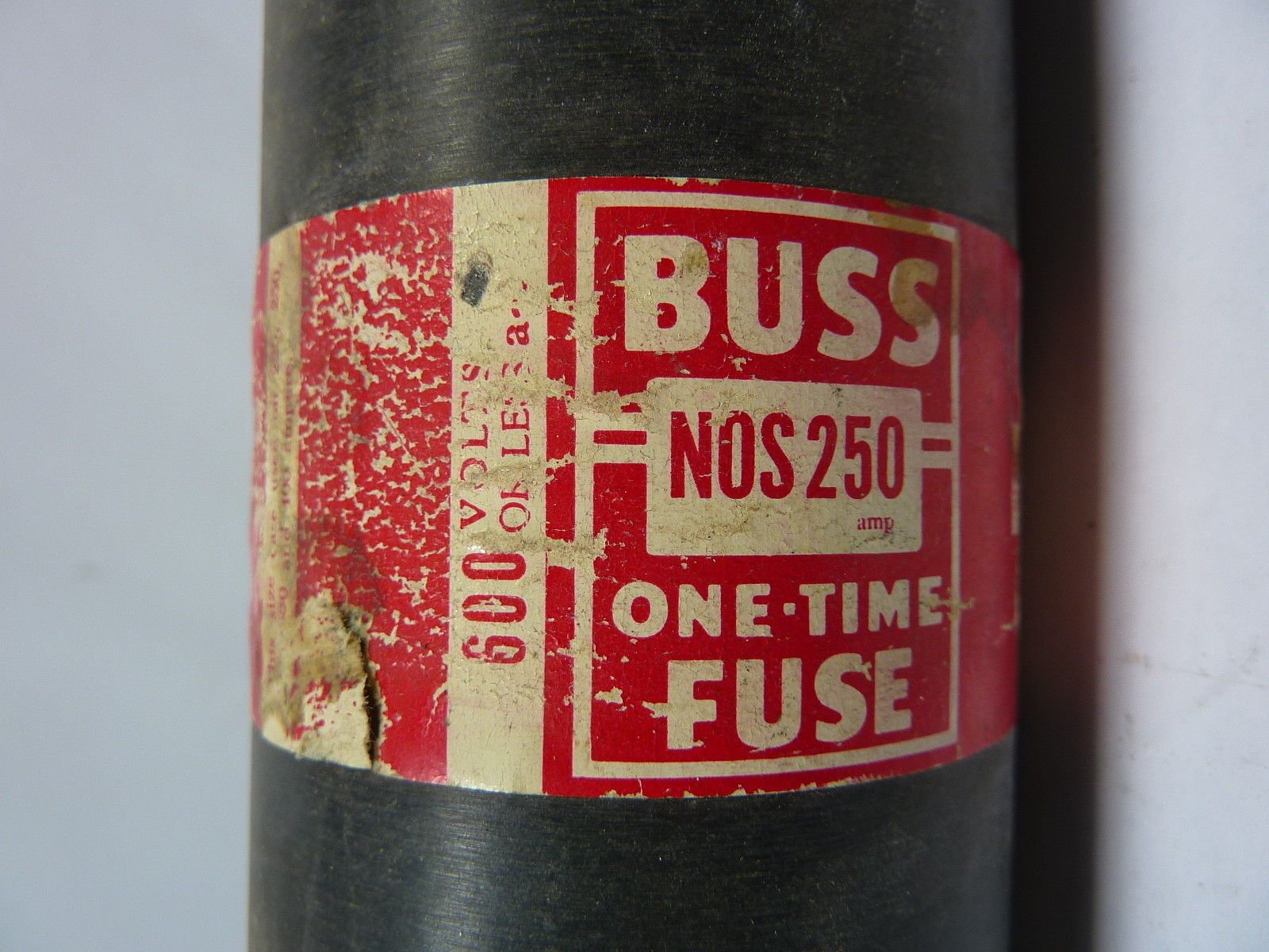 Bussmann NOS-250 Fast Acting Class H Fuse 250 Amp 600V - Heavy Duty Electrical Protection for Industrial Equipment & Power Distribution Systems