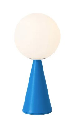 FontanaArte Bilia Mini Table Lamp - Modern LED Bedside Night Light for Bedroom, Living Room, and Office Decor