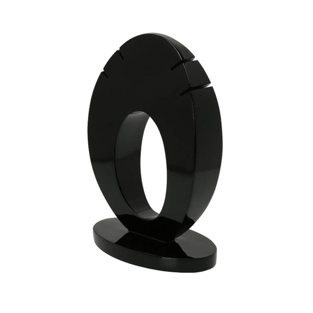 Elegant Black & White Jewelry Display Stand for Necklaces & Pendants - MENA UK Countertop Showcase Props for Boutique & Retail Stores - Perfect for Jewelry Shops, Fashion Accessories Displays & Gift Store Merchandising