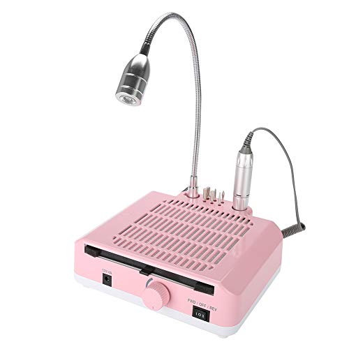 Low Vibration Nail Dust Collector - Powerful Acrylic Nail Tools & False Nail Accessories for Salon, Home Manicure & Professional Nail Art