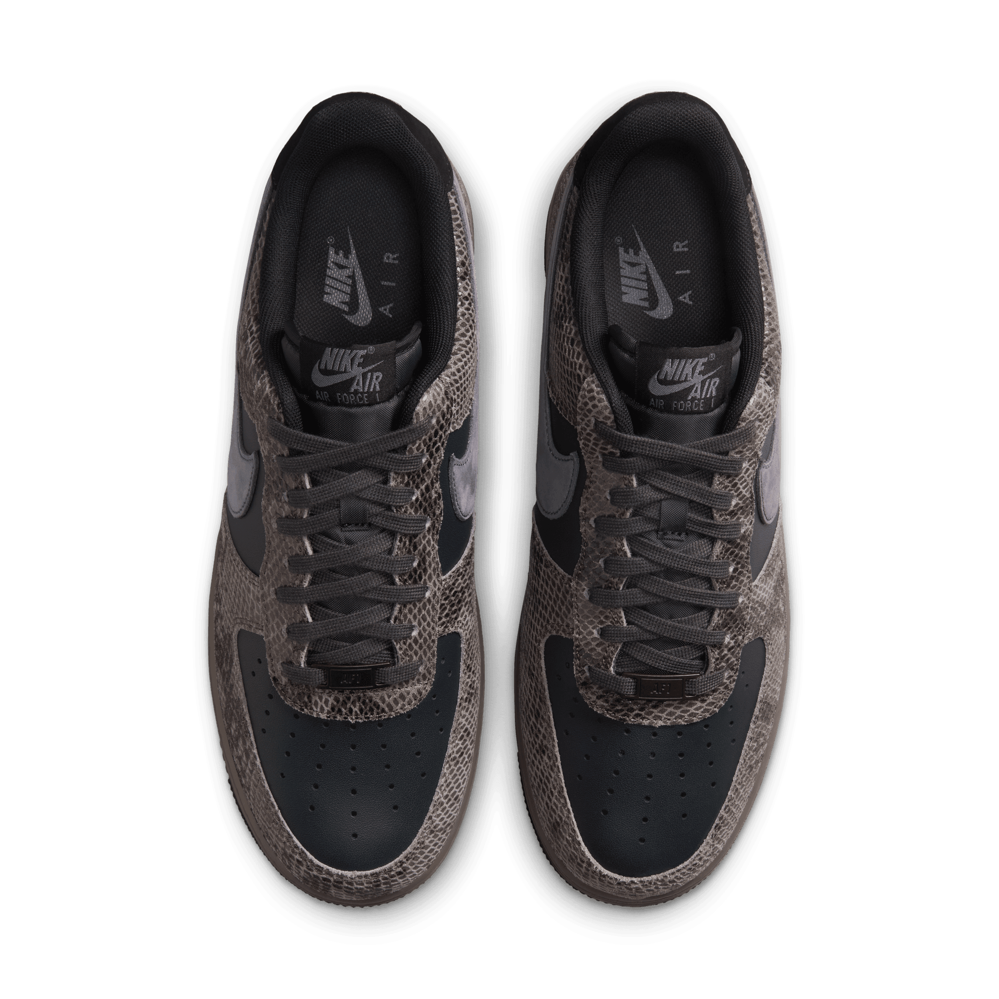 Nike Air Force 1 '07 LV8 Off Noir Snakeskin Sneakers - Premium Basketball Shoes for Men & Women - Perfect for Streetwear, Casual Outfits & Sneaker Collection