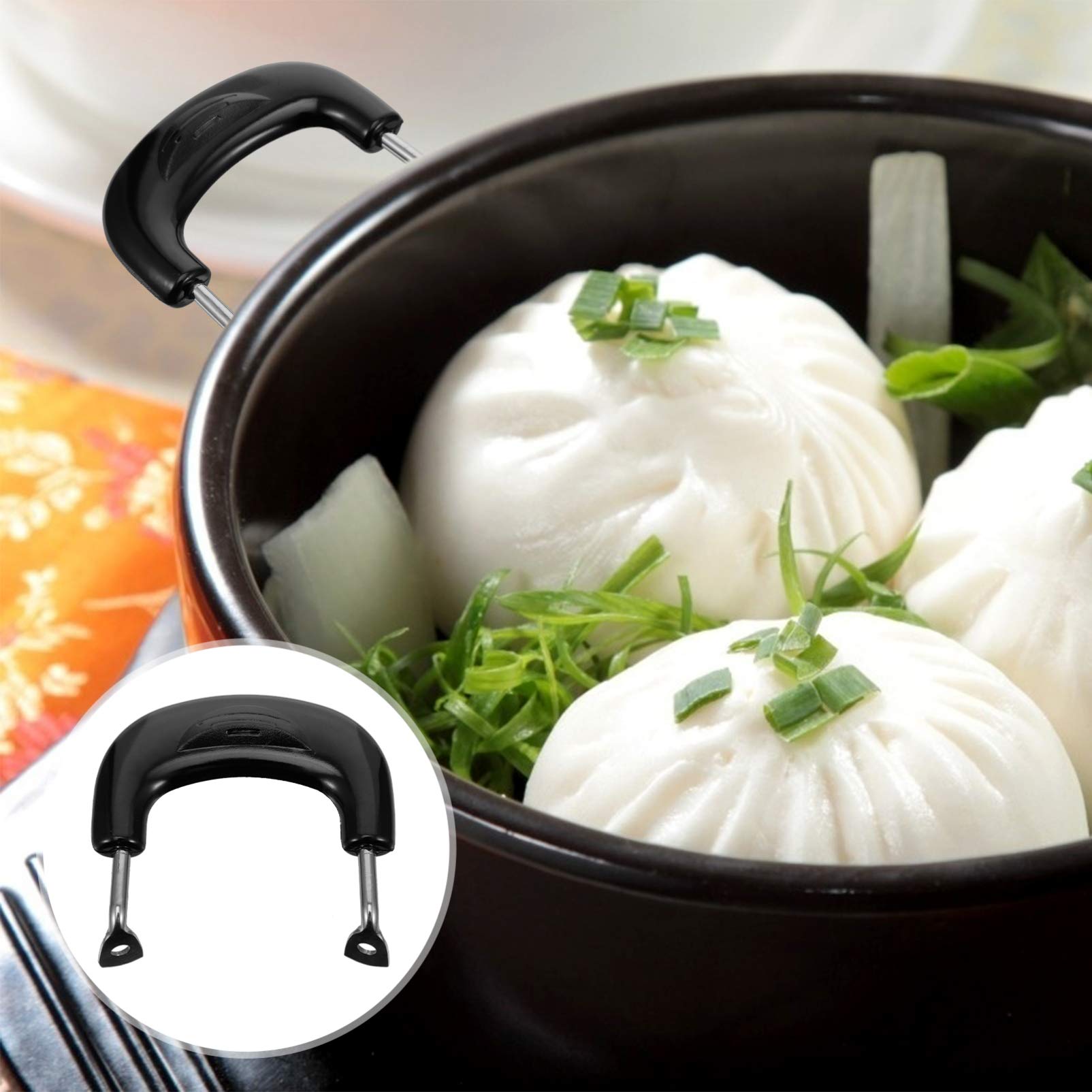 6-Piece Pot Handle Replacement Set - Stainless Steel Pan Handle & Side Handle for Cookware Accessories - Perfect for Pots, Pans & Dutch Ovens - Ideal for Kitchen, Camping & Outdoor Cooking