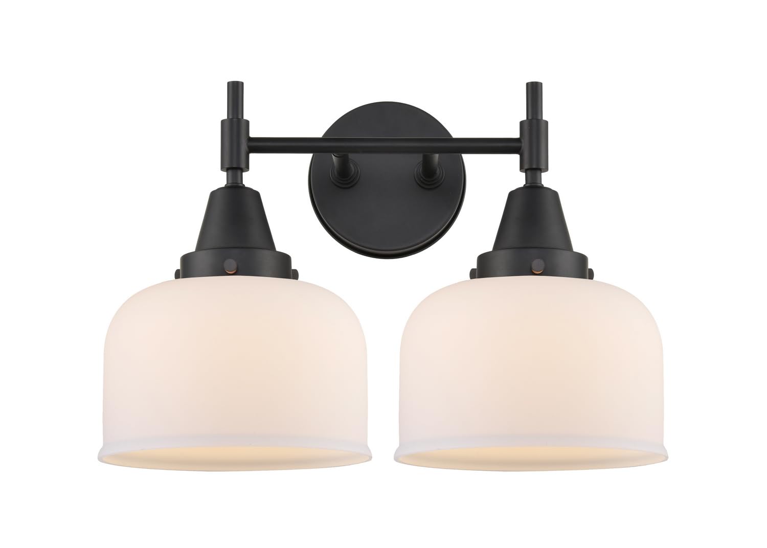 Innovations 447-2W-BK-G71-LED Transitional LED Bathroom Vanity in Black Finish - Modern Lighting for Bathroom, Powder Room & Master Suite