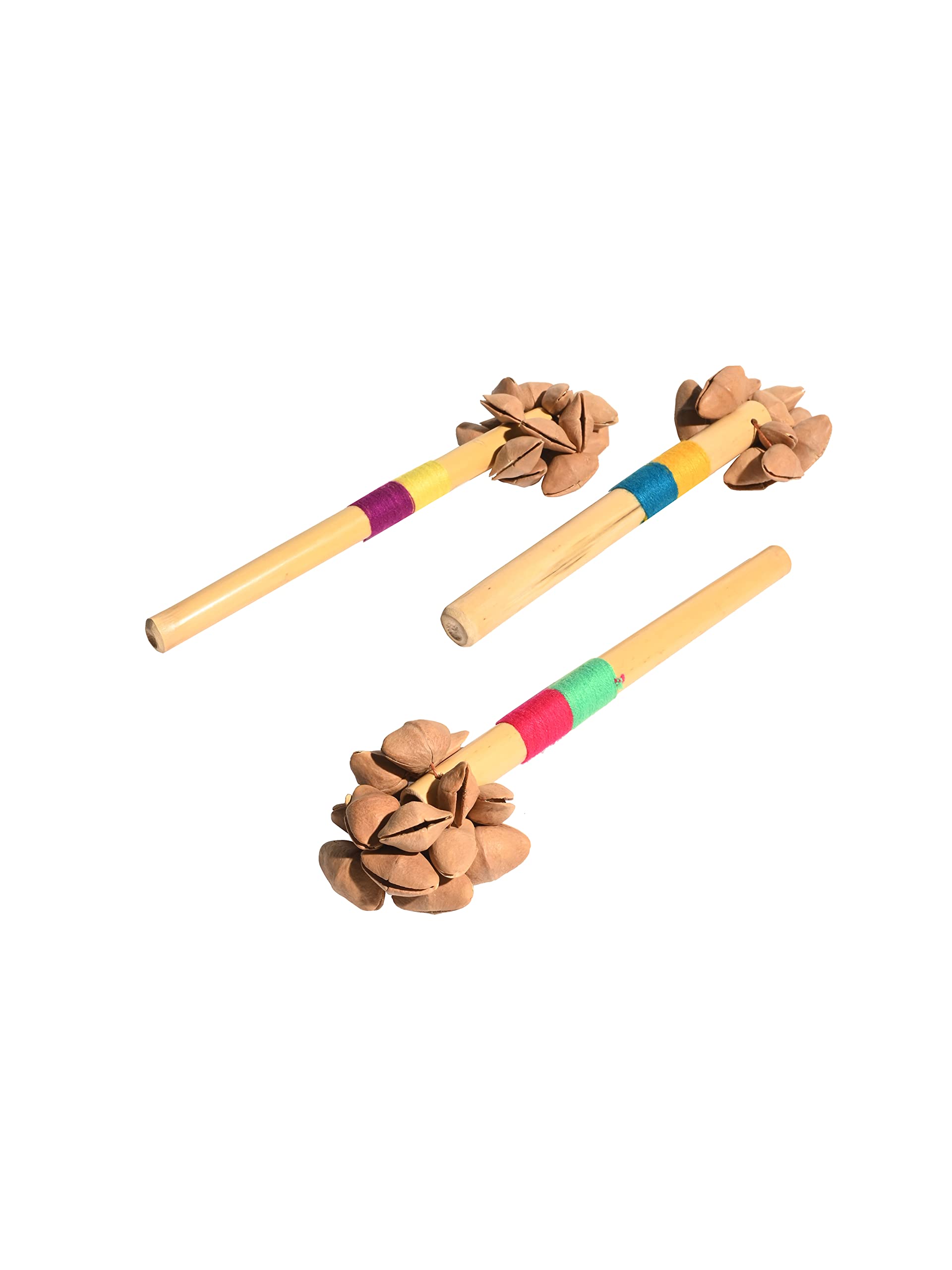 Premium Cacho Seed Pod Shaker - Natural Eco-Friendly Percussion Instrument for Music Lovers, Perfect for Yoga, Meditation & Sound Therapy Sessions