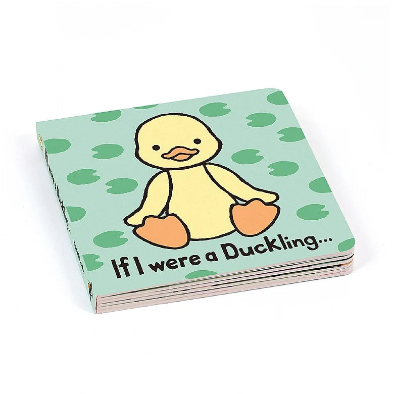 If I Were a Duckling Board Book - Jellycat Soft Plush Baby Book for Early Learning & Storytime | Perfect for Nursery, Toddler Gifts & Bedtime Reading