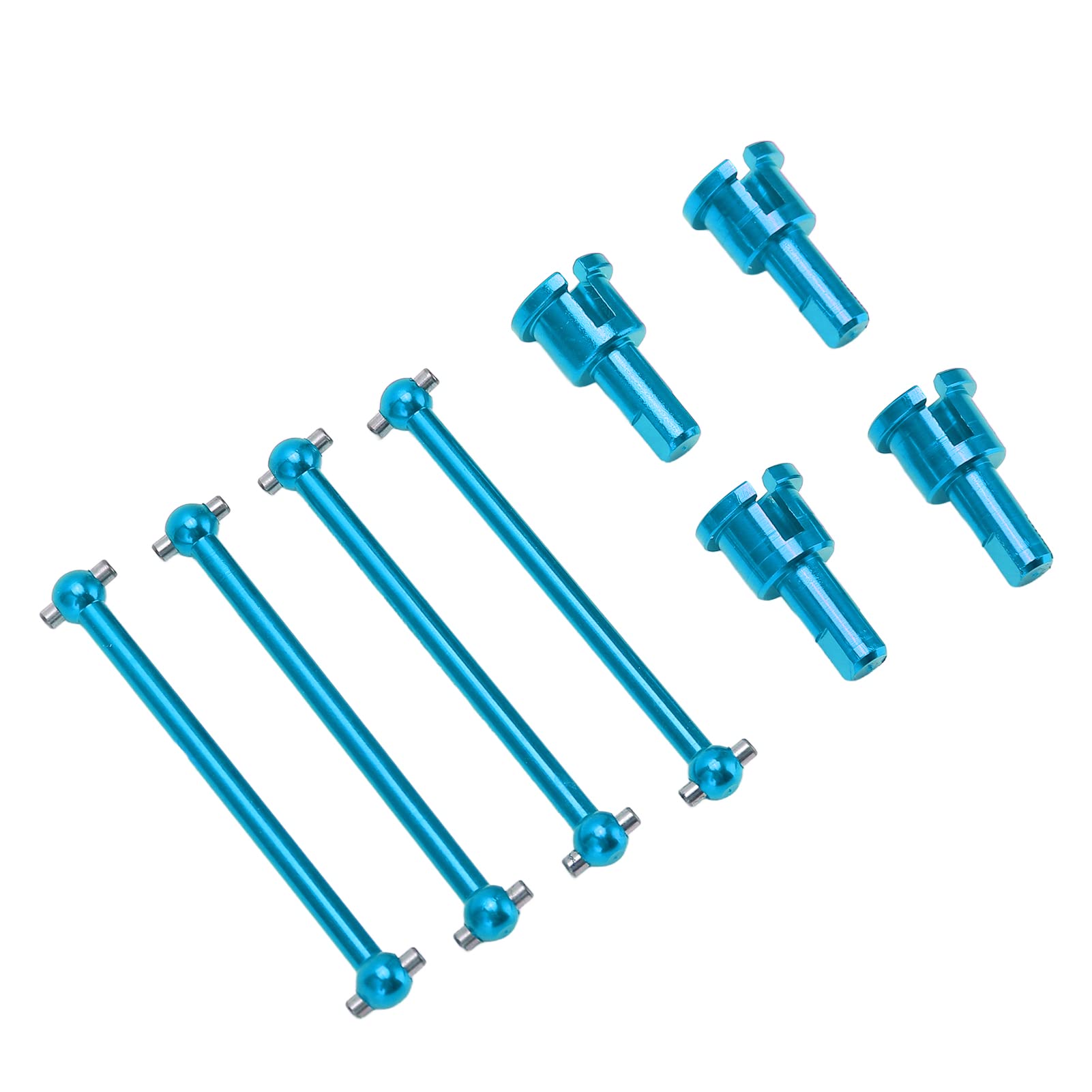Durable Aluminum Differential Outdrives Joint Cup for WLtoys RC Cars - Blue Dogbone Differential Joint Cups - Perfect for Off-Road Racing & RC Car Upgrades