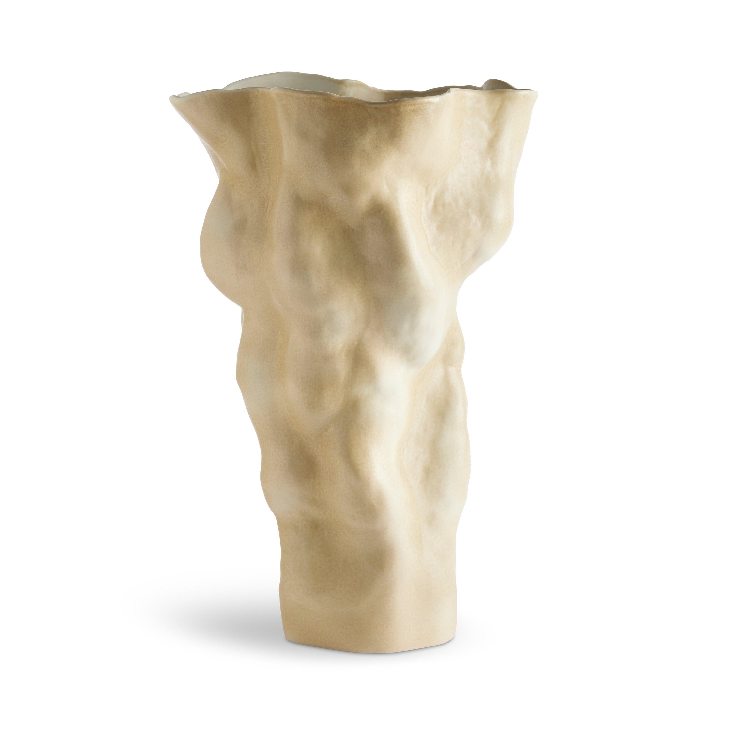 Timna Tall Latte Vase - Modern Ceramic Home Decor for Living Room, Dining Table & Wedding Centerpiece