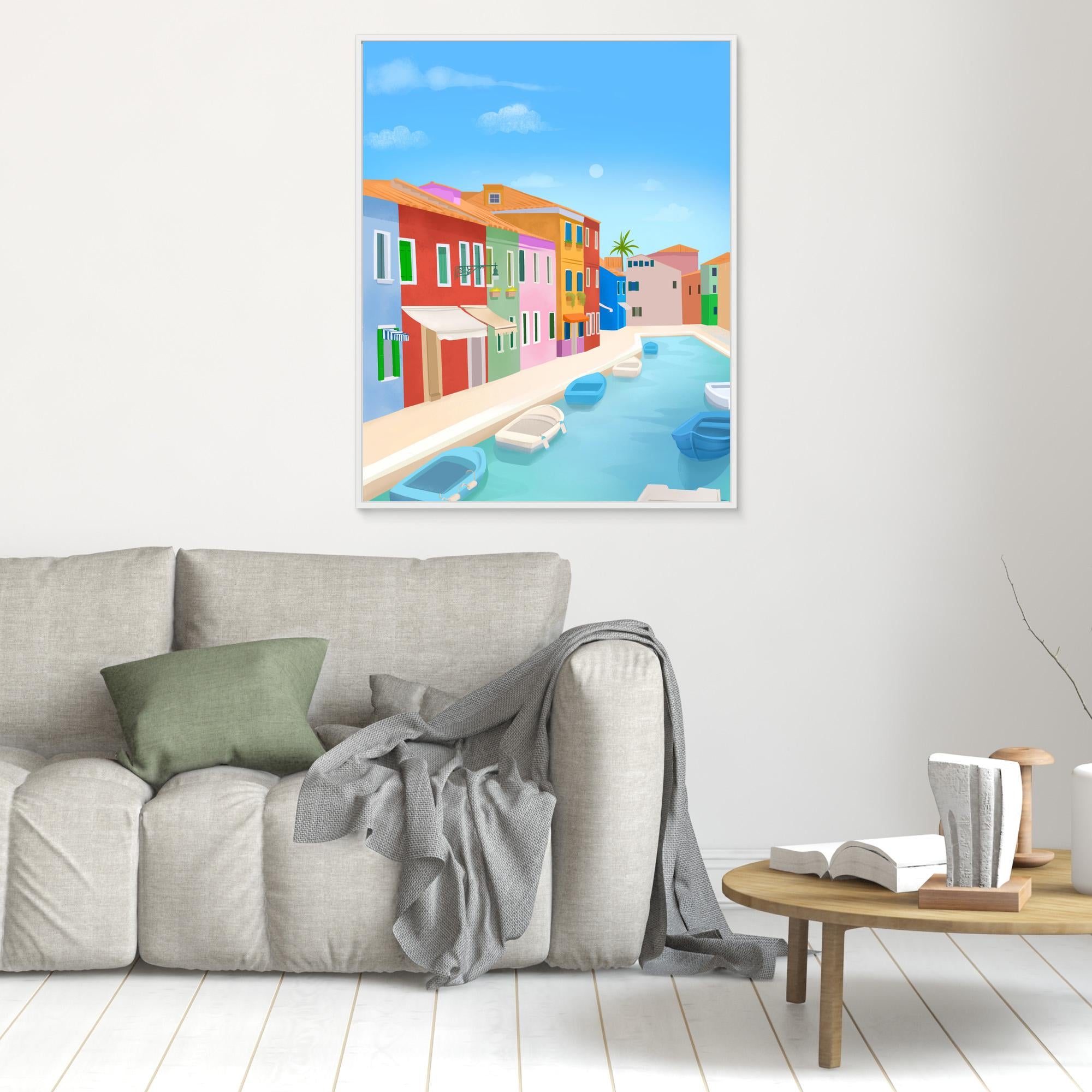 Stunning Murano Islands Canvas Print by Petra Lizde - Perfect for Home Decor, Office Wall Art & Gift Ideas