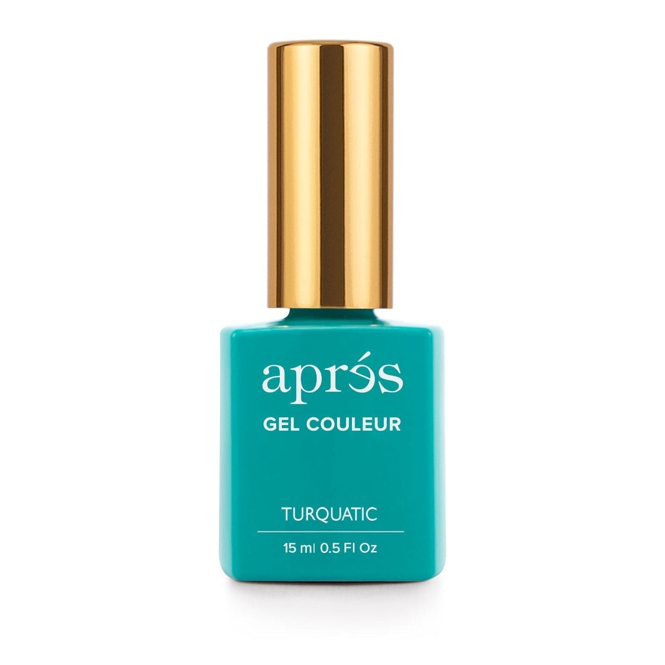 Apres Gel Polish Color Turquatic - Long-Lasting Nail Polish for Salon & Home Manicures, Perfect for Summer & Beach Nails