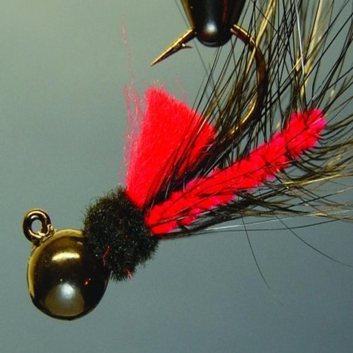Premium Hawken AJH Aerojig Hackle Jig Fishing Lure - 1 oz Hook for Trout & Bass - Perfect for Fly Fishing & Stream Angling