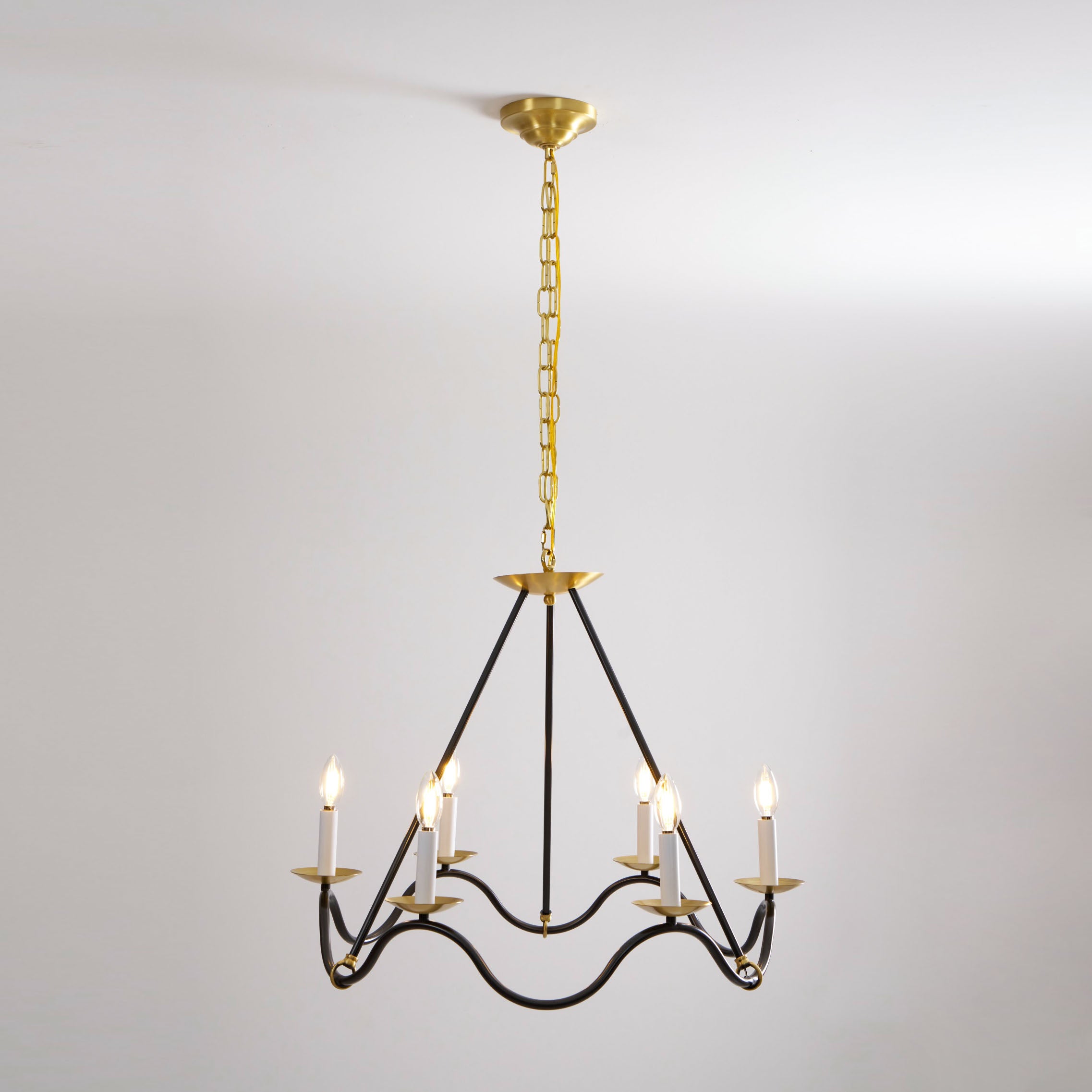 Stylish Choros Chandelier - Modern Crystal Ceiling Light Fixture for Living Room, Dining Room & Bedroom Decor