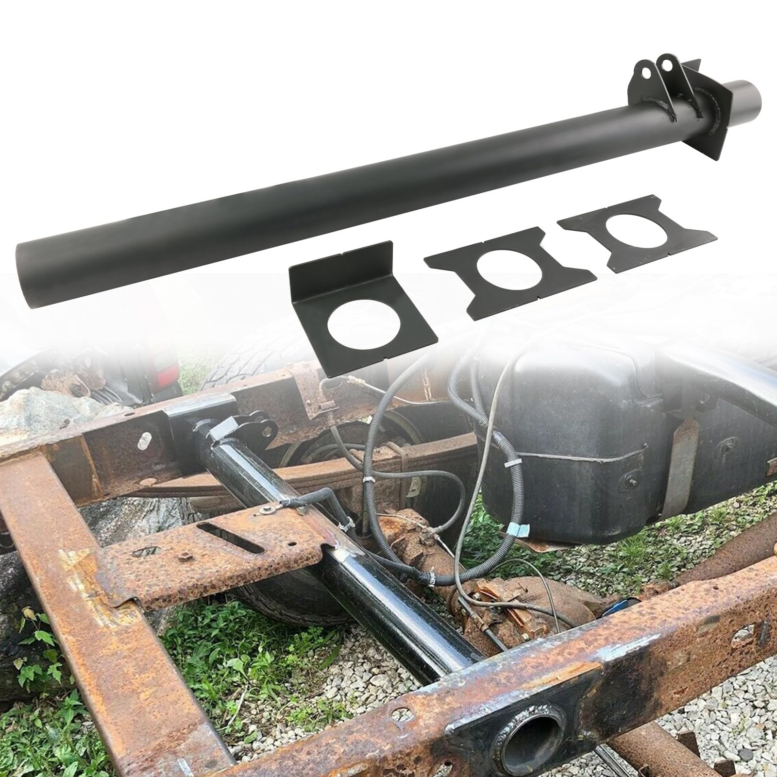 Rear Upper Shock Mount Crossmember with Bracket - Compatible with 1999-2006 Chevrolet Silverado & GMC Sierra 1500/2500/2500HD - Heavy Duty Replacement Part - Perfect for Off-Roading, Towing & Suspension Upgrades