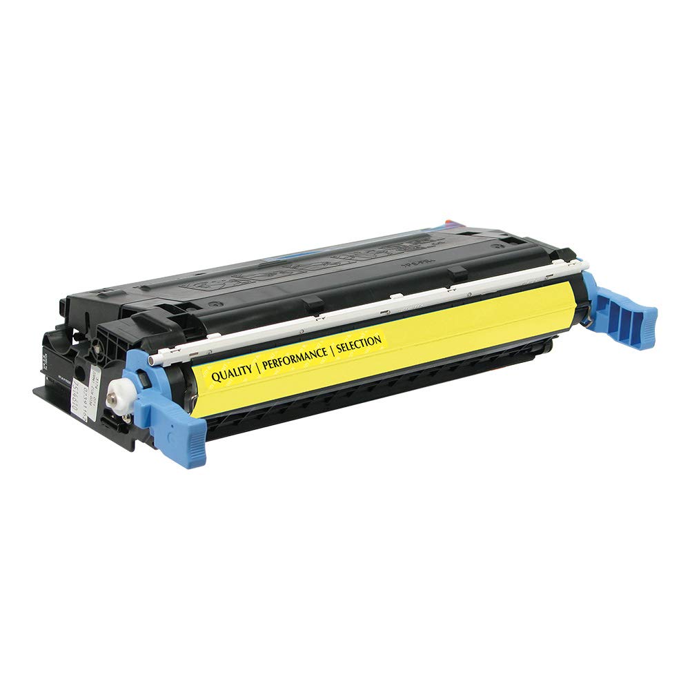 Premium Remanufactured Yellow Toner Cartridge for HP C9722A/641A Printers | High-Quality Replacement | Ideal for Home Offices & Small Businesses