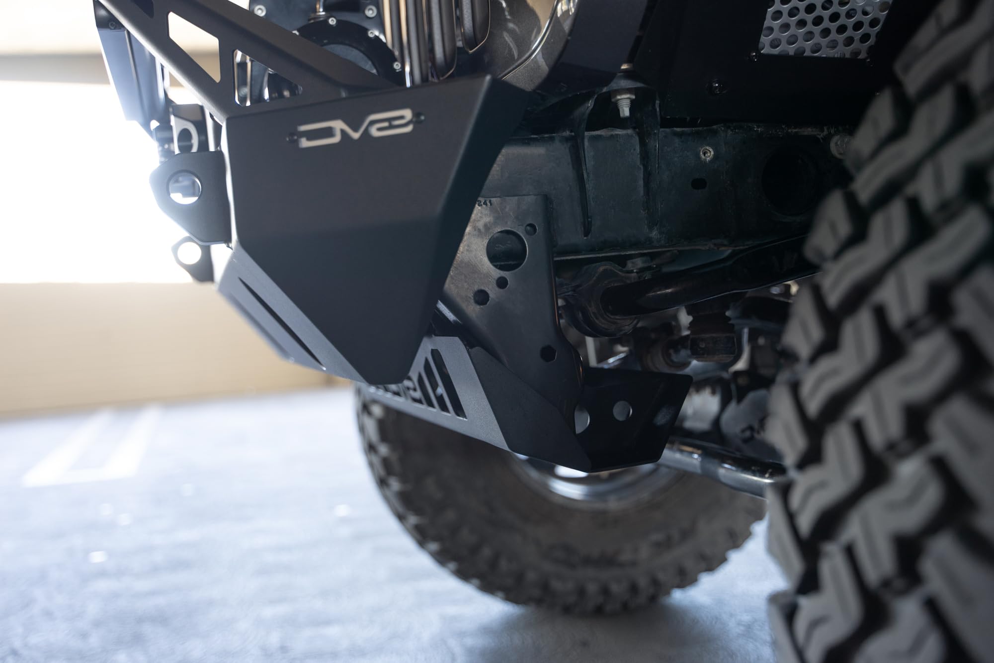 Dv8 Offroad SPJL-02 DVE Heavy Duty Skid Plates for Jeep Wrangler & Gladiator - Off-Road Protection Underbody Armor for Rock Crawling & Trail Adventures