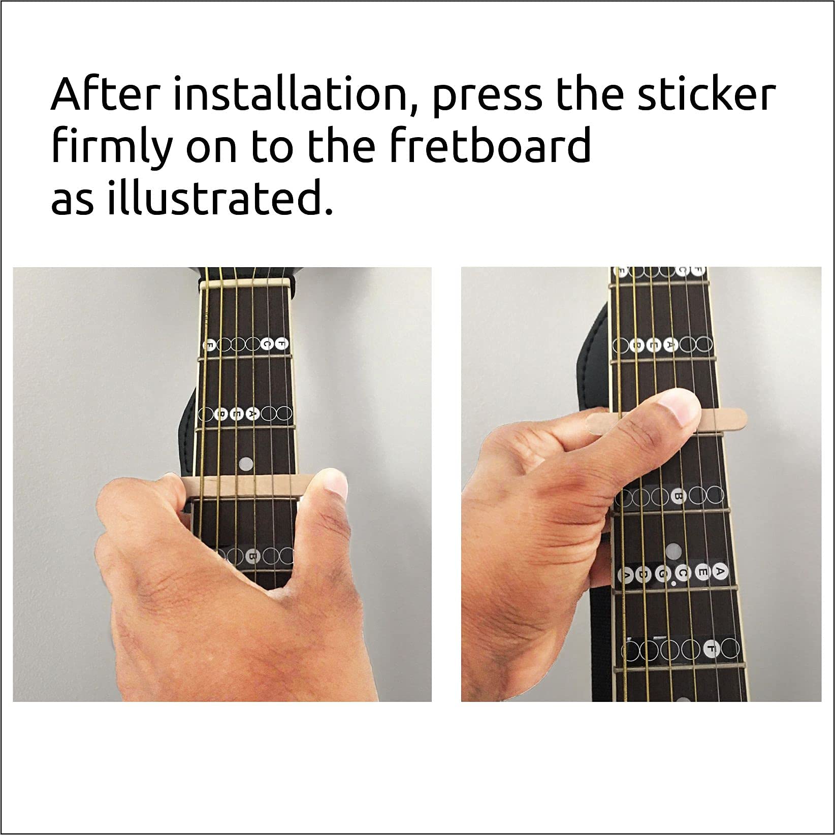 Kimmax Guitar Scales Book for Beginners - Master Fretboard Notes with Neck Vinyl Sticker | Learn & Practice Music Theory for 6-String Acoustic & Electric Guitars | Perfect for Home Practice, Music Lessons & Jam Sessions