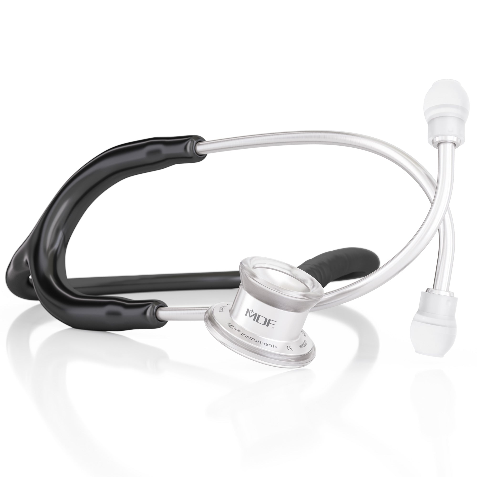 MD One® Infant Stethoscope - Black | Pediatric Stethoscope for Newborns & Babies | Perfect for Doctors, Nurses & Medical Students | Home & Clinical Use