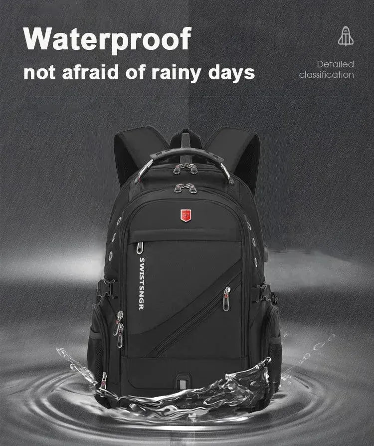 Waterproof Laptop Backpack with USB Charging Port - 17 Inch Laptop Backpack for Men & Women - Durable Travel Backpack for Work, School, College & Outdoor Adventures