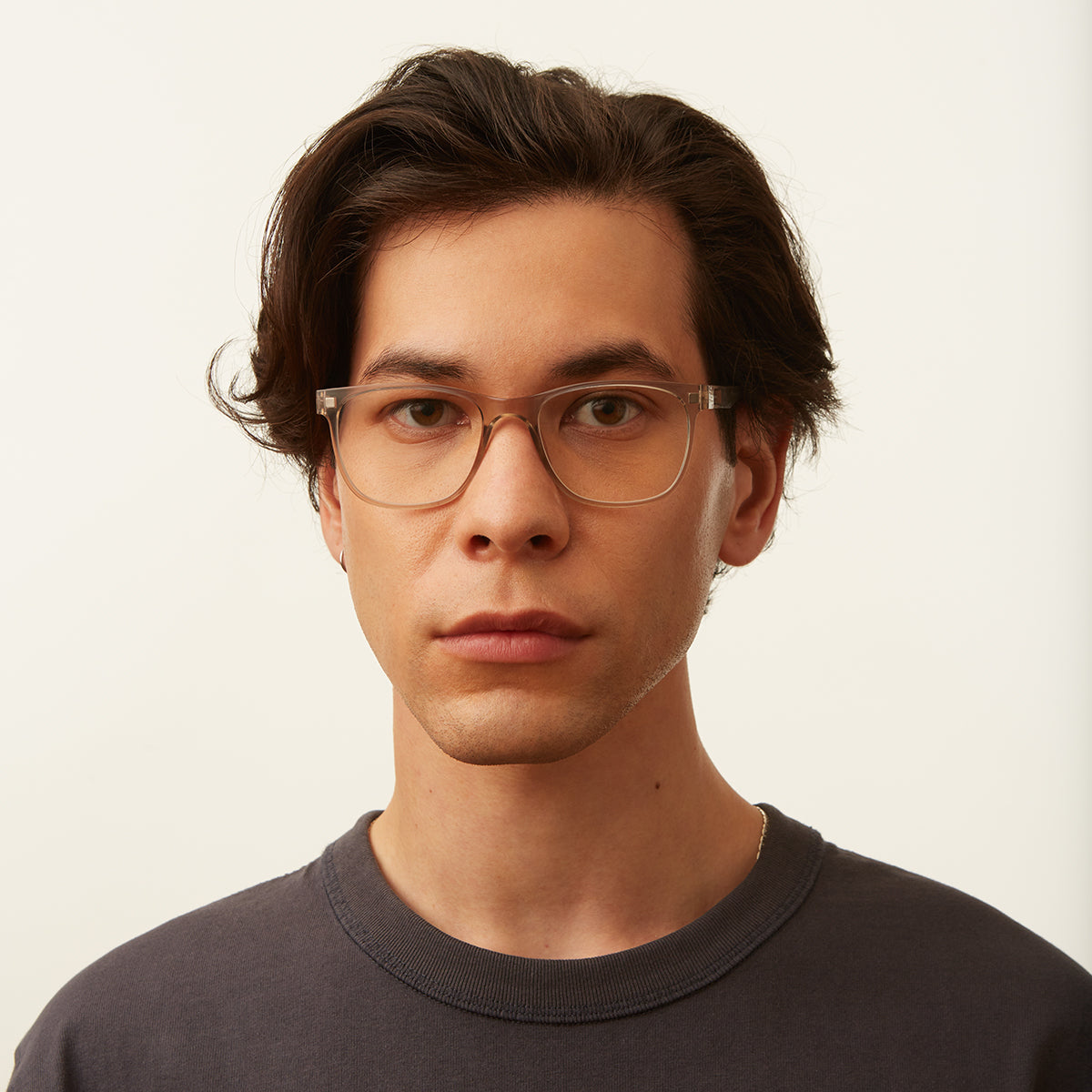 JINS Switch Classic U134 Eyeglasses - Lightweight & Durable Frame for Men & Women - Perfect for Work, Reading & Everyday Use