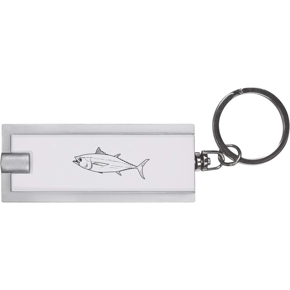 Azeeda 'Tuna' LED Keychain Flashlight with Bright Light - Compact Portable Keyring Torch for Camping, Hiking, Emergency & Everyday Carry (KT00025370)
