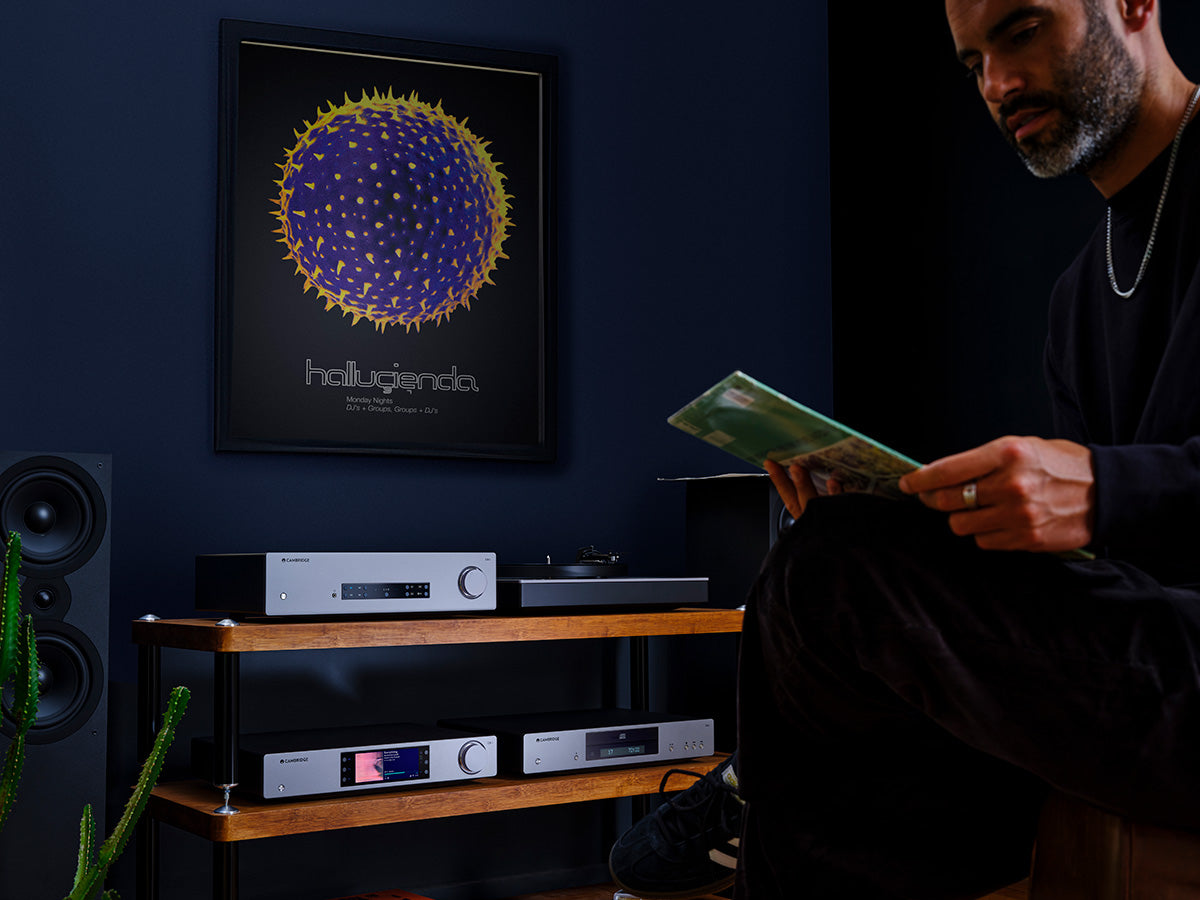 Cambridge Audio CXN100 Network Music Player - High-Resolution Wireless Streaming, Lunar Grey | Perfect for Home Audio Systems & Multi-Room Setup