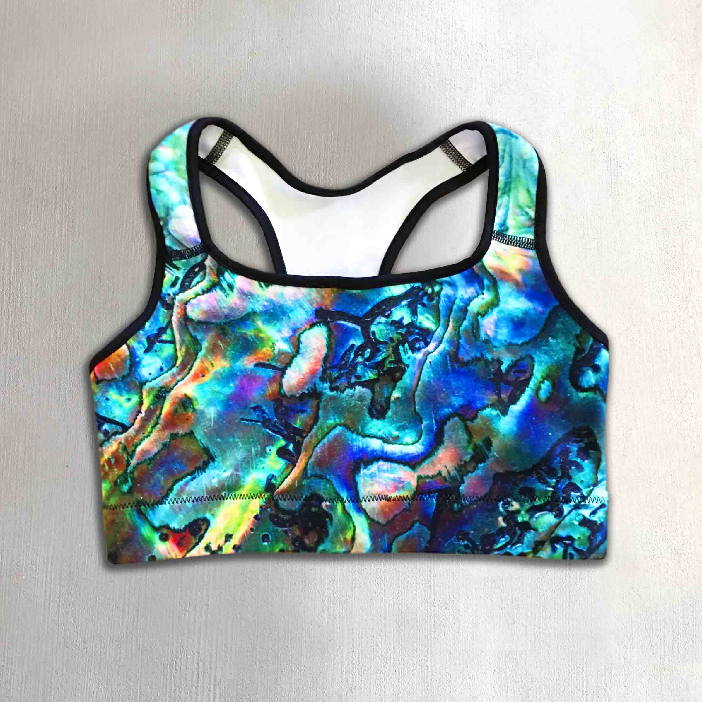 Premium Abalone Sports Top for Women - Breathable & Moisture-Wicking Activewear for Running, Yoga & Gym Workouts