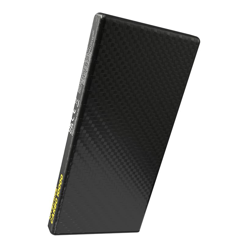 Nitecore Carbo 10000 Power Bank - 10000mAh Ultra Slim Lightweight Portable Charger with USB-C & USB Dual Ports, QC3.0 & PD Fast Charging | Perfect for Travel, Camping, and Emergency Power Backup