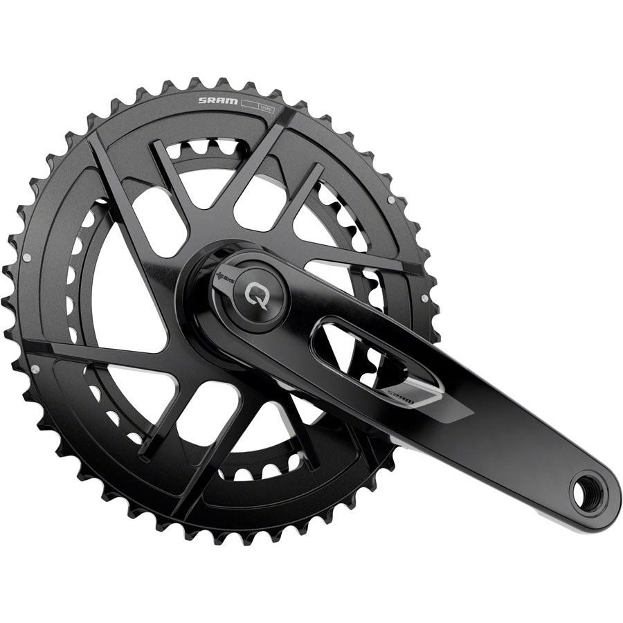 SRAM Rival AXS Power Meter Crankset - 170mm, 12-Speed, 46/33T, 8-Bolt Direct Mount, DUB PM Spindle, Carbon Fiber | Road & Gravel Bike Power Meter for Cycling Performance Tracking | Perfect for Competitive Racers & Training Enthusiasts