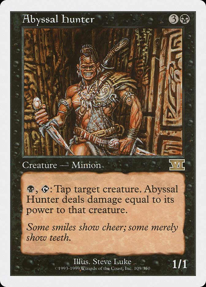 Abyssal Hunter Classic Sixth Edition - Premium Collectible Trading Card for MTG & Strategy Games | Perfect for Tournaments, Casual Play & Card Collectors