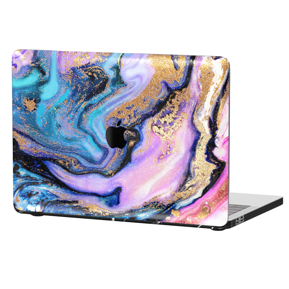 Galaxy Glitter Marble MacBook Case 2.0 - Protective Cover for MacBook Air/Pro 13