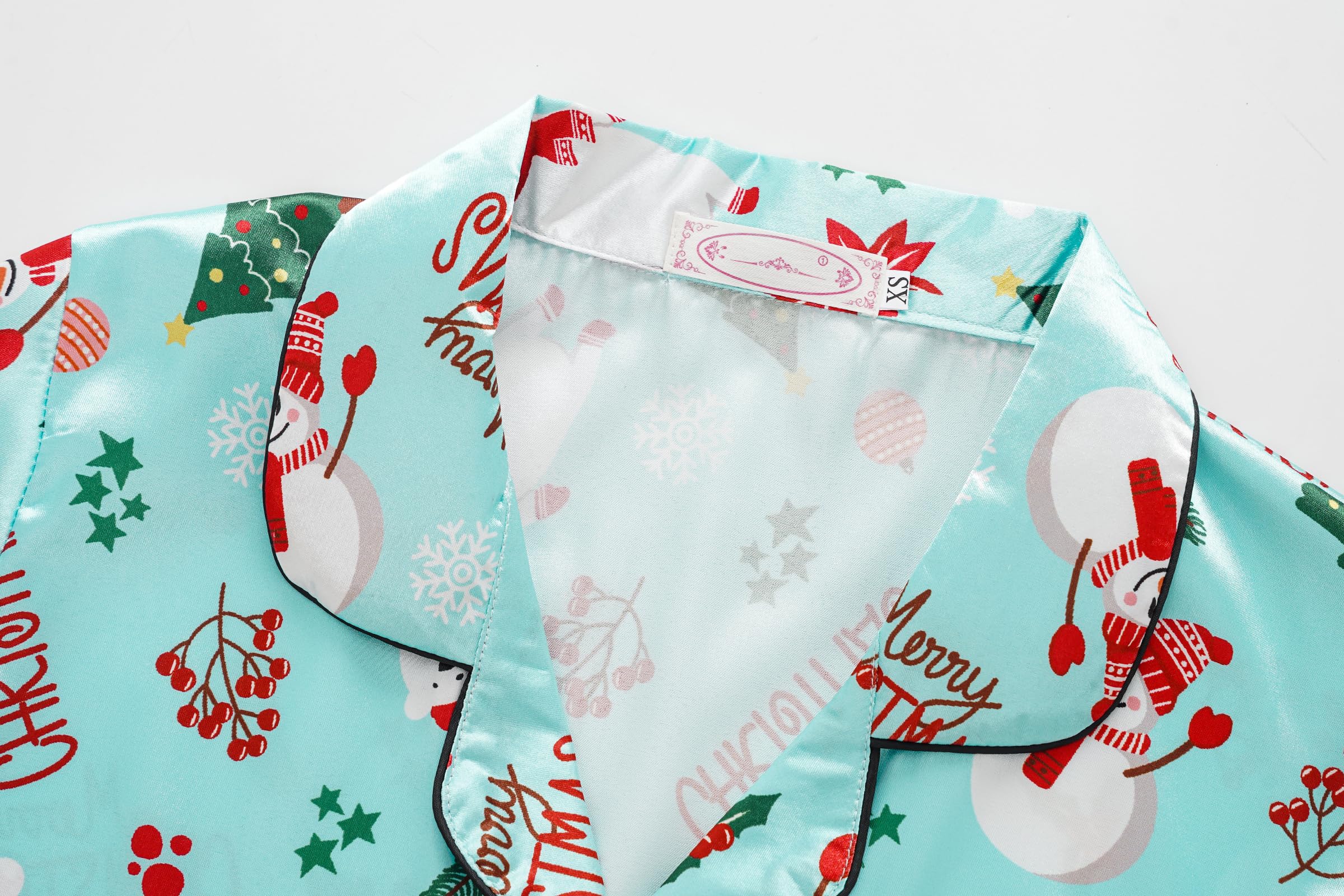 **Unisex Kids Pajama Sets - Summer Short Sleeve & Shorts Sleepwear for Boys & Girls - Soft Silky Button-Down Loungewear for Comfortable Sleep & Playtime**