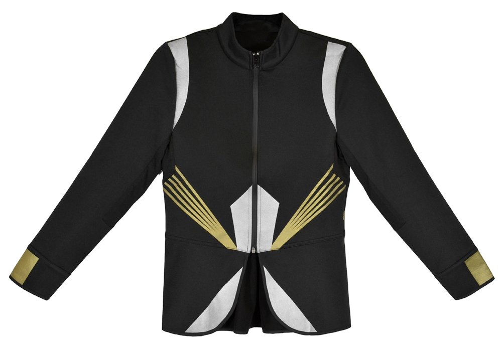 The Hunger Games Catching Fire Women's Training Jacket - Black, Size Small | Dystopian Cosplay, Costume Party & Movie-Inspired Fashion
