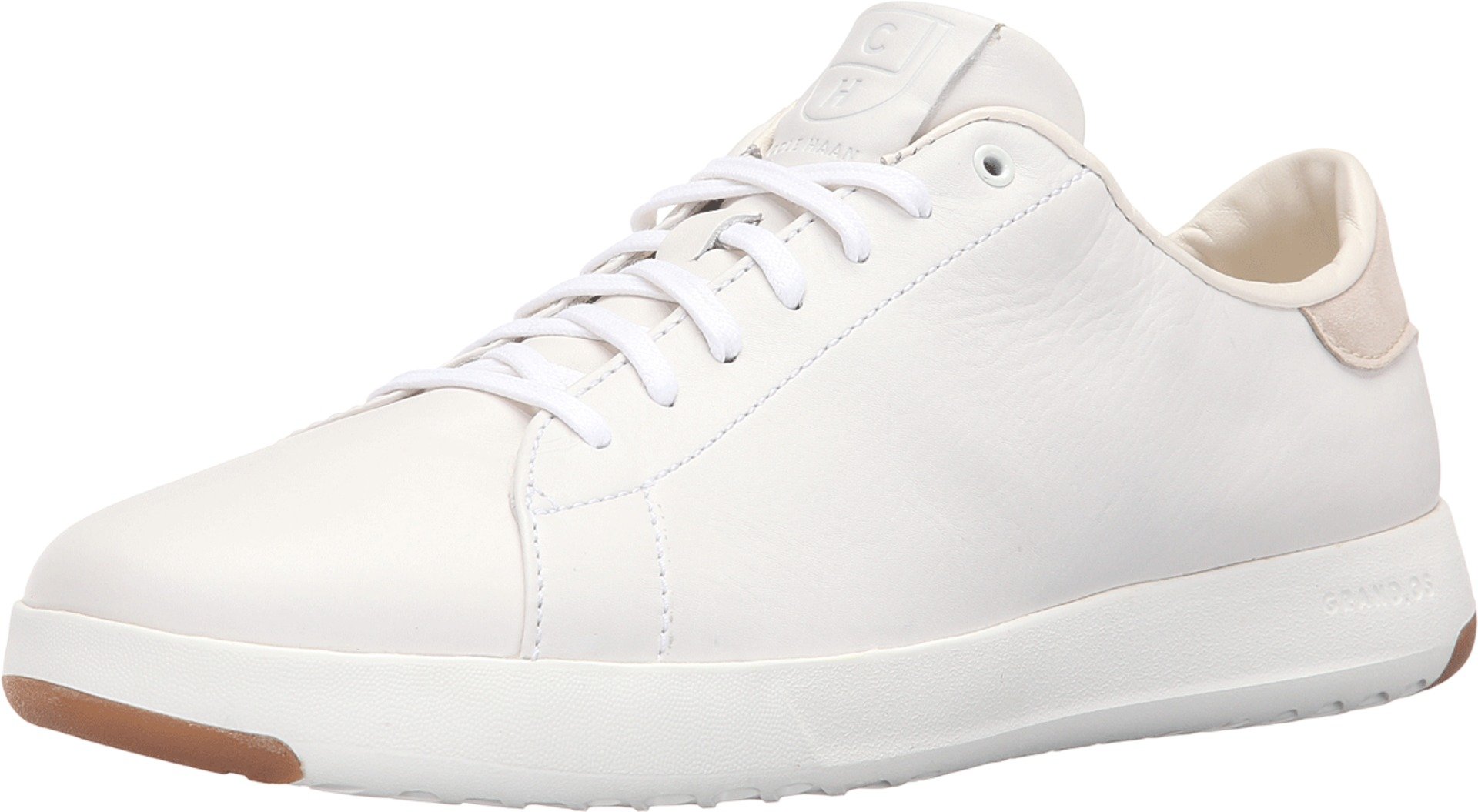 Cole Haan Men's Grandpro Tennis Oxford Sneakers - White Leather Casual Shoes for Men Size 7 M US | Comfortable Walking & Work Shoes for Office, Travel & Everyday Wear