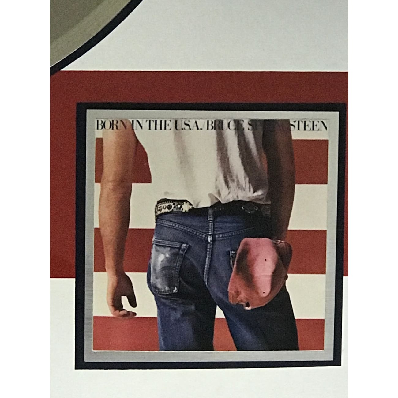 Bruce Springsteen Born In The USA Vinyl Record - Columbia Records 20 Million Sales Award Winner - Perfect for Music Collectors & Classic Rock Fans