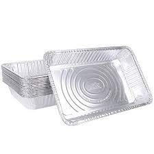 50-Pack Full Size Deep Steam Table Pans (21” x 13” x 3”) - Disposable Aluminum Foil Food Containers for Baking, Freezing & Storage - Heavy Duty Catering Pans for Restaurants, Buffets & Meal Prep