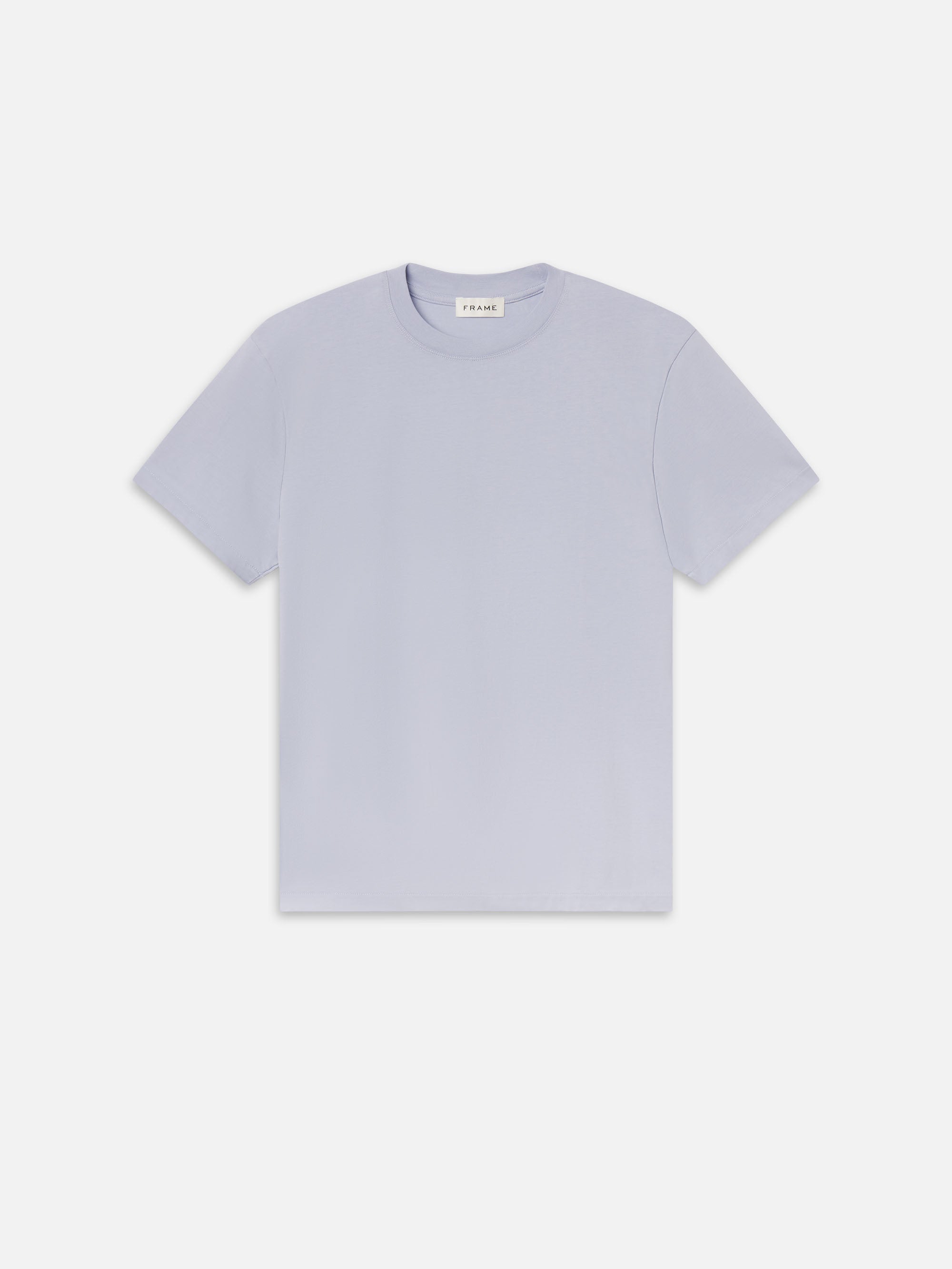 Frame Logo Tee Baby Blue - Stylish Cotton Graphic T-Shirt for Men & Women | Perfect for Casual Wear, Street Style & Everyday Outfits
