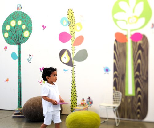 Pop and Lolli Where the Wild Things Grow - 3 Towering Trees Wall Decals for Kids Room Nursery Decor | Removable Vinyl Wall Stickers for Bedroom, Playroom & Classroom