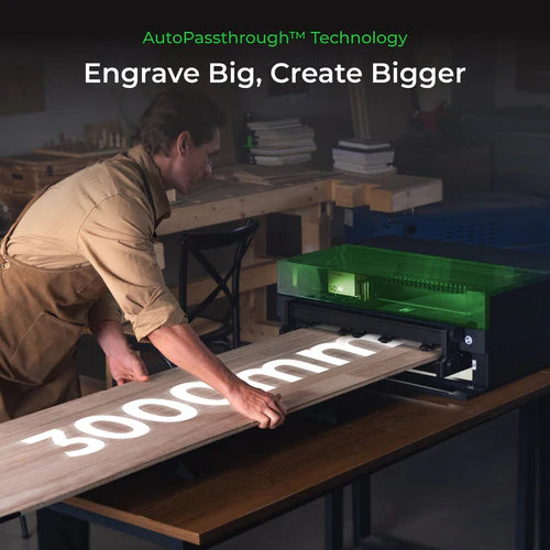 xTool S1 20W/40W Laser Engraver & Cutter - EDU Basic Bundle for Schools, Makerspaces, and DIY Projects - Perfect for Wood, Acrylic, Leather, and Metal Engraving