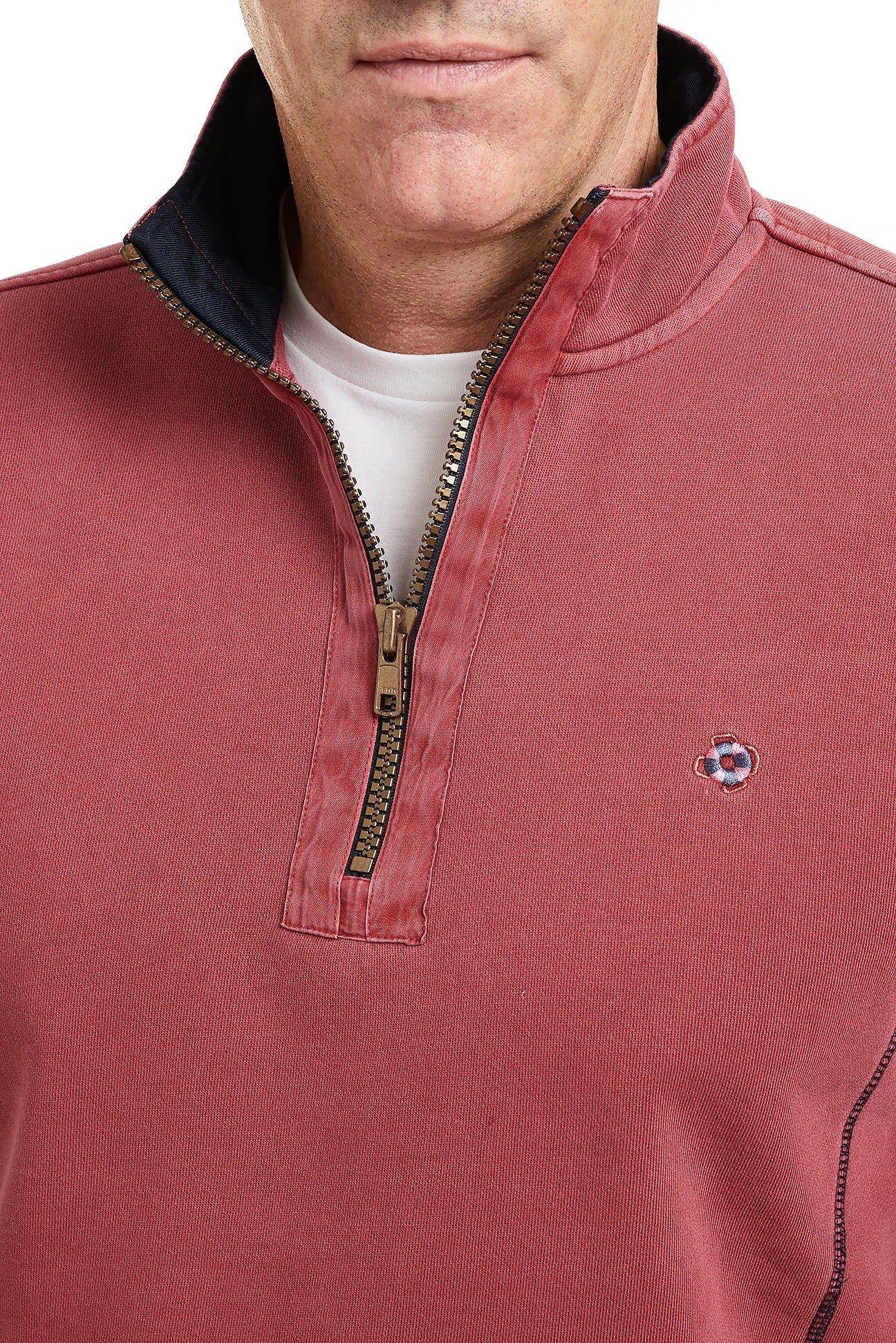 Breakwater Quarter Zip Fleece Pullover - Weathered Red Color, Lightweight & Comfortable for Outdoor Activities, Hiking, and Casual Wear