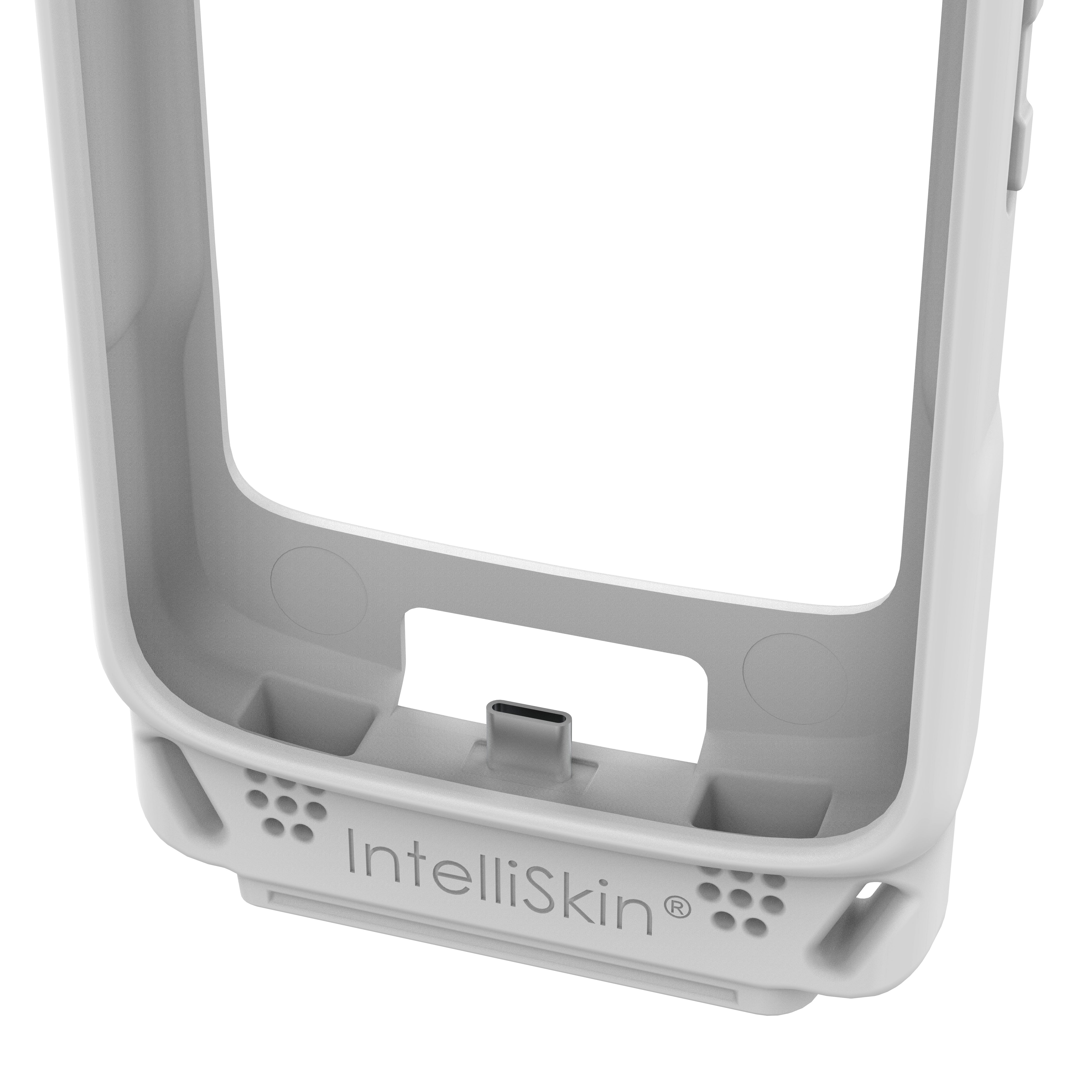 IntelliSkin® Protective Case for Zebra TC22 & TC27 - Durable Gray Cover with RAM GDS SKIN ZE24 GRY | Shockproof & Scratch-Resistant for Warehouse, Retail & Logistics Use