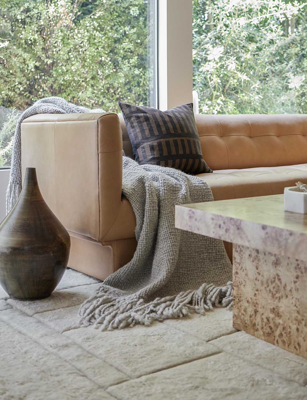 Goleta Throw Blanket - Soft & Cozy Fleece Blanket for Couch, Bed, and Travel - Perfect for Home, Office, and Outdoor Use