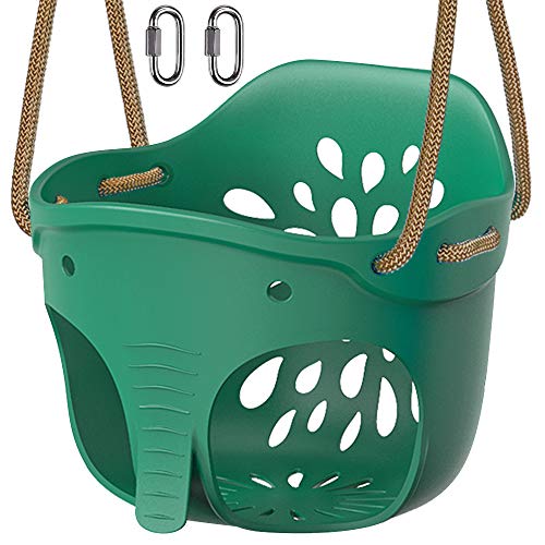 Green Bucket Swing