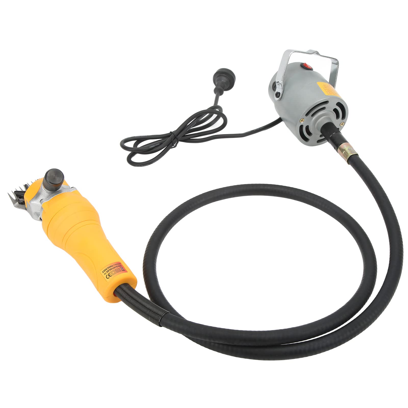 Emoshayoga 1000W High Power Electric Sheep Shears - 13 Straight Tooth Livestock Shearing Machine with Heat Resistant High Carbon Steel Blade for Home & Farm Use - Perfect for Sheep, Goat, and Alpaca Grooming