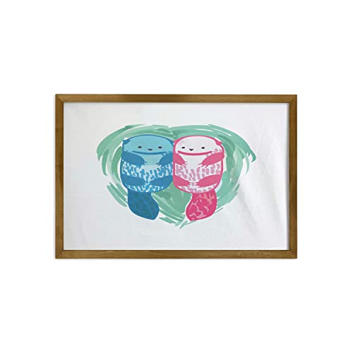 Mint Green Blue Pink